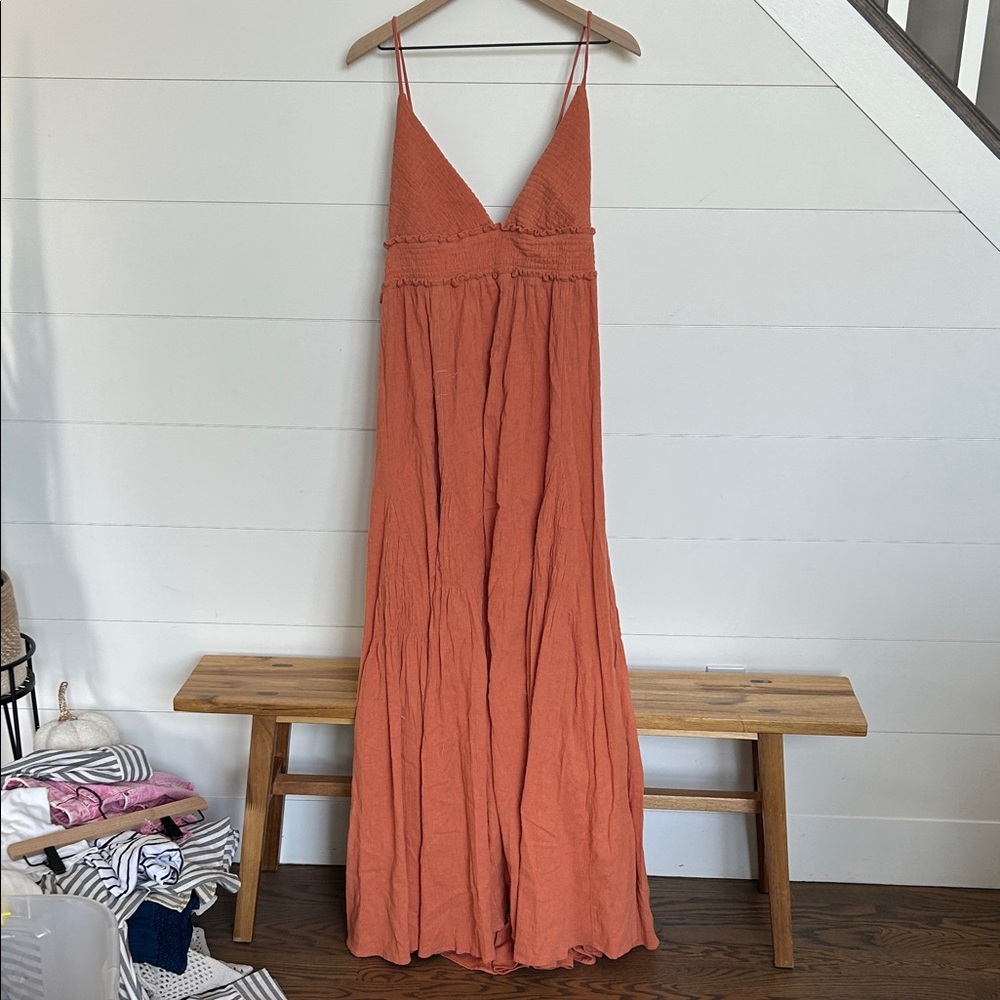 Free People Terracotta Maxi Dress